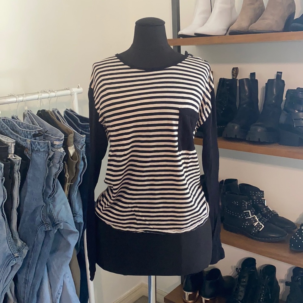 Forever 21 Striped Long Sleeve Top | Size L